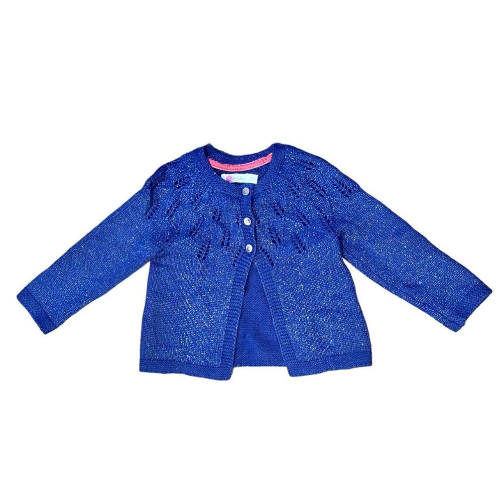 Baby Boden Navy Sparkle Cardigan 18-24 months